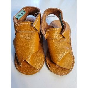 New Ekos Kids Brand Designer Leather Toddler Sandals Handmade In The USA Cute